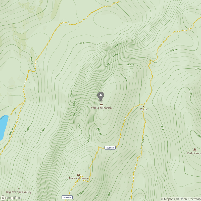Velika Zelnarica zemljevid