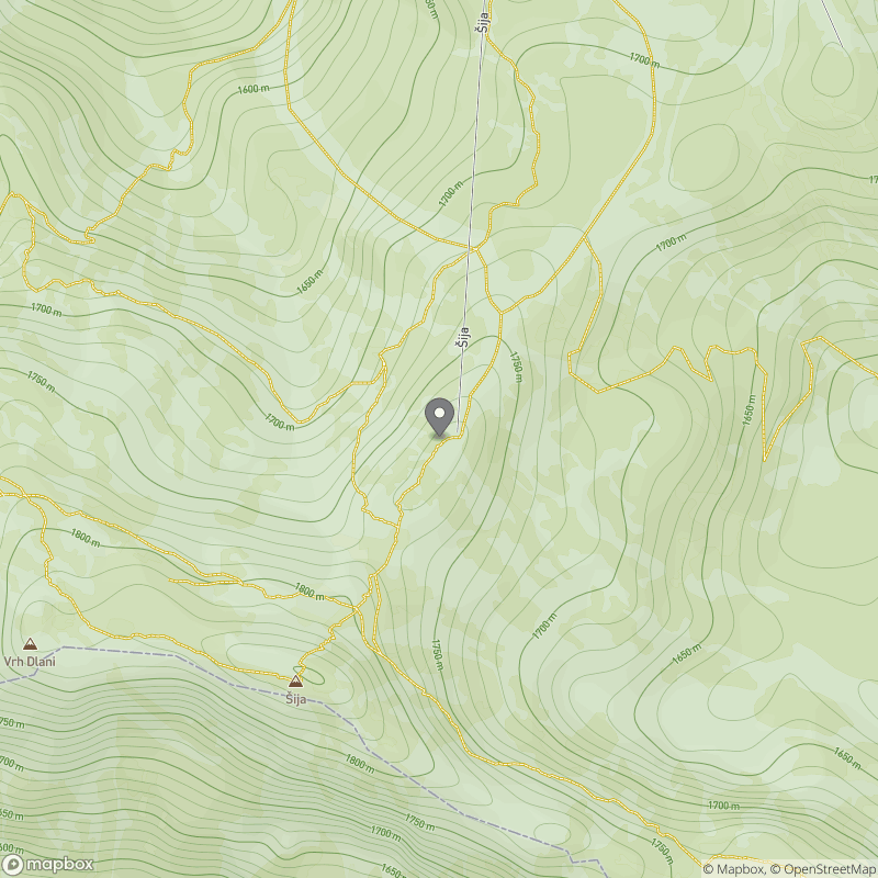 Visoki Orlov rob zemljevid