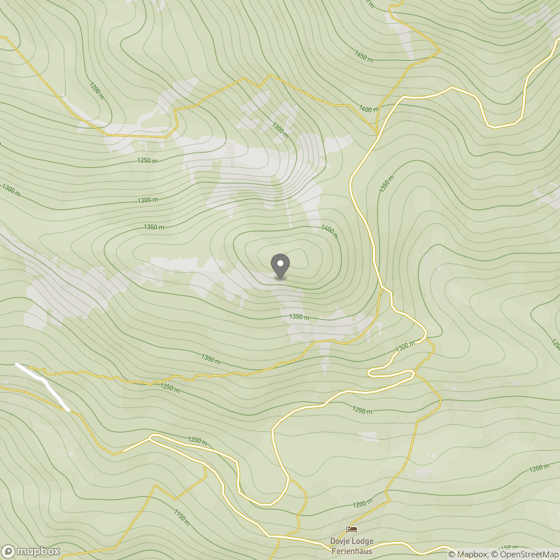 Bela peč (nad Dovjem) zemljevid