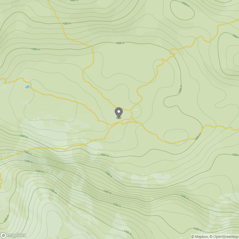 Planina Govnjač zemljevid