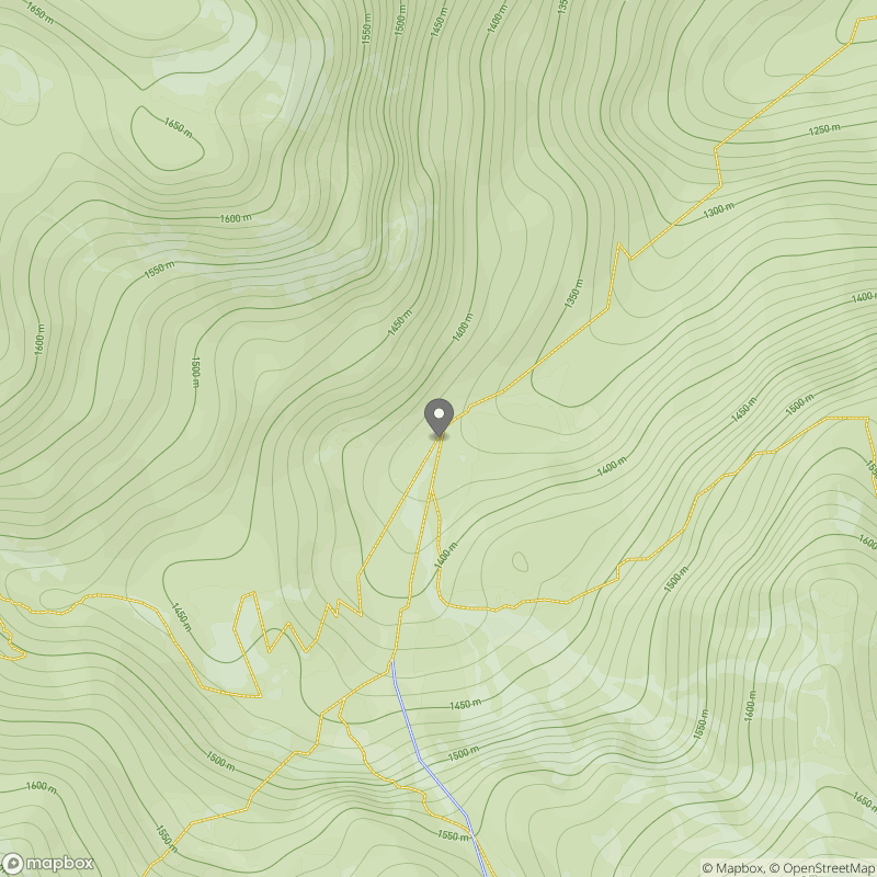 Planina Suha zemljevid