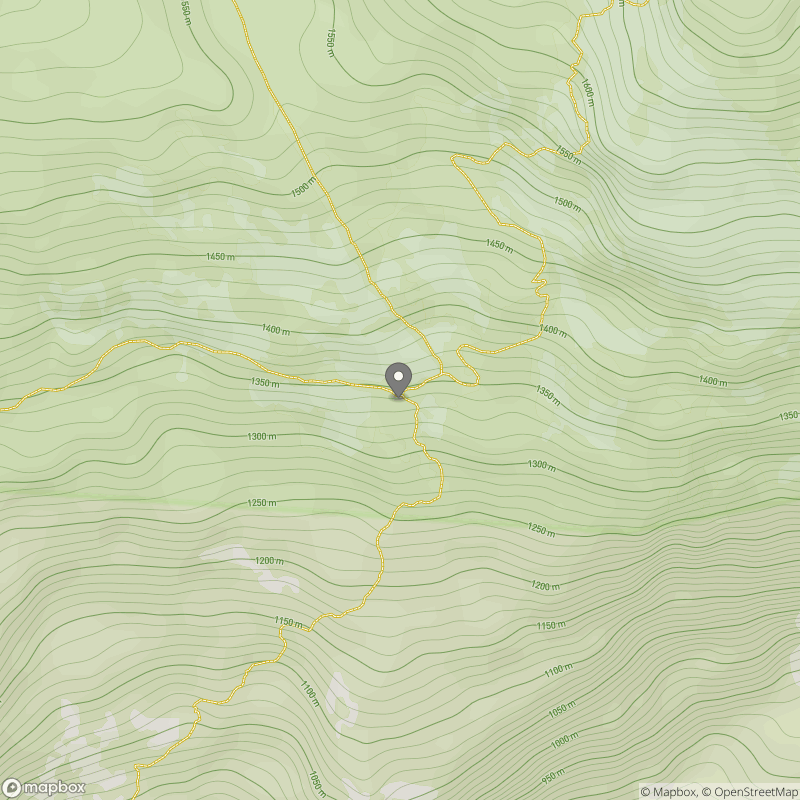 Planina Goričica zemljevid