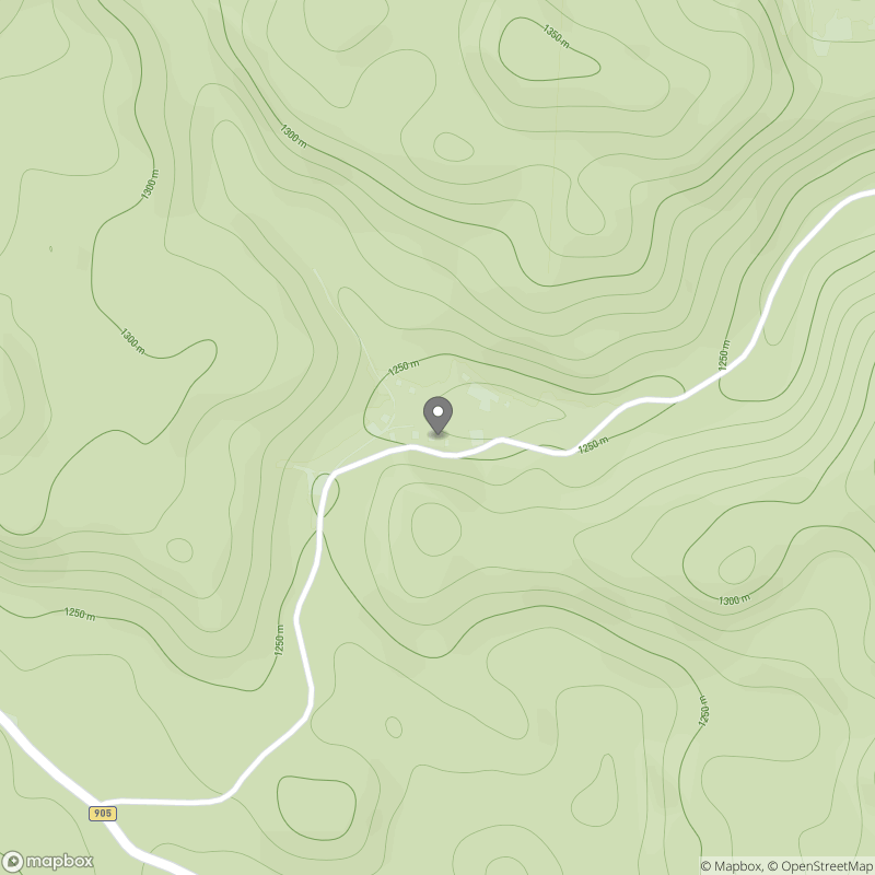 Belska planina zemljevid