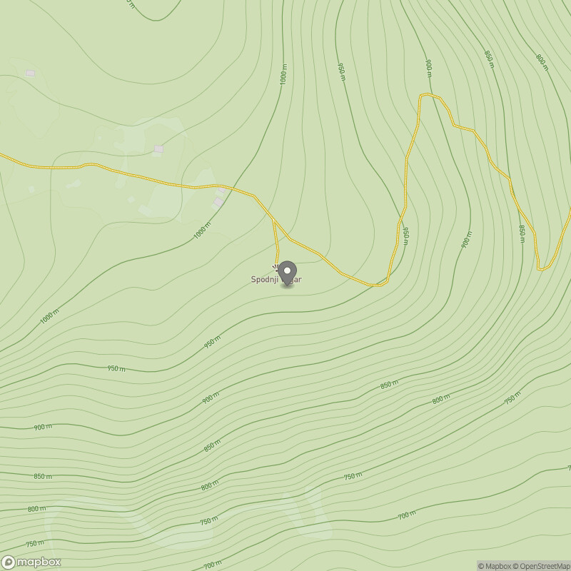 Vzletišče Vogar zemljevid